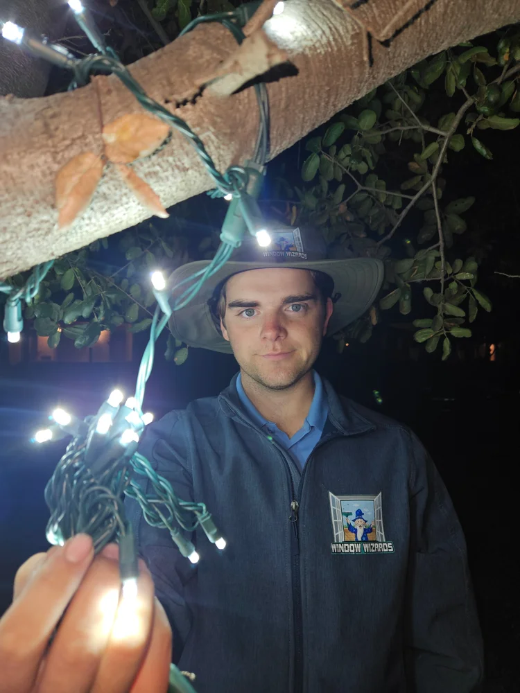 Willem Downing, owner of Bee Merry Christmas Lights