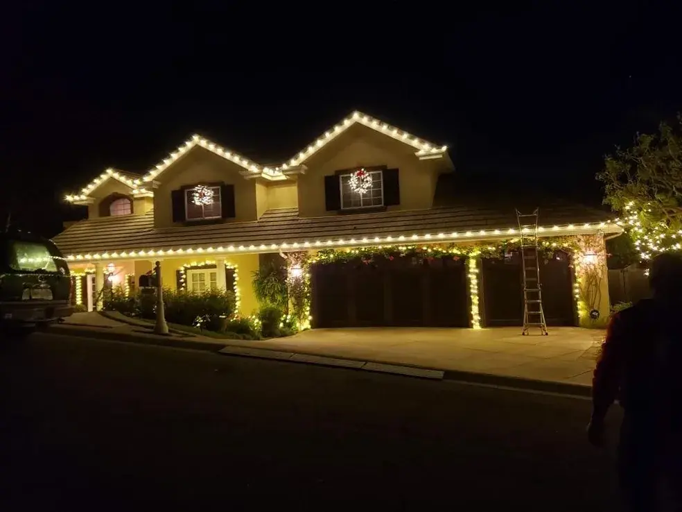 carson ca christmas light setup